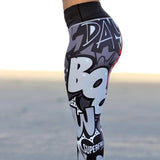 CHRLEISURE Women Digital Printing Leggings Workout Leggings High Waist Push Up Leggins Mujer Fitness Leggings Women'S Pants