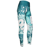 CHRLEISURE Women Digital Printing Leggings Workout Leggings High Waist Push Up Leggins Mujer Fitness Leggings Women'S Pants