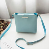Solid Zipper Handbag